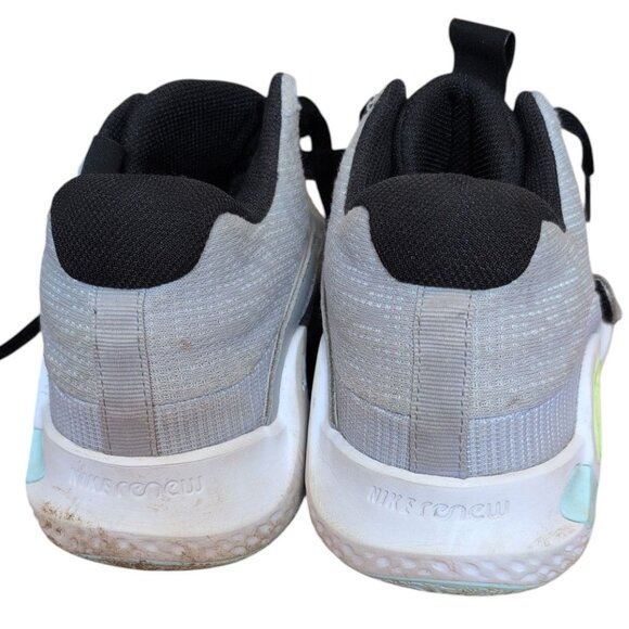 Nike Sneakers KD Trey 5 X EP Basketball Wolf Grey/white Lace up top Strap cover - Picture 4 of 5